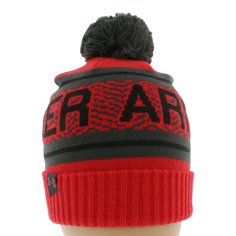 Under Armour Retro Pom 2.0 Beanie Mens Beanies Size OS Color Fuego Stealth Gray Walmart
