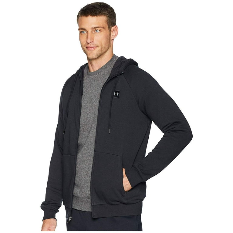 Under Armour Rival Fleece Full Zip Hoodie Black/Black