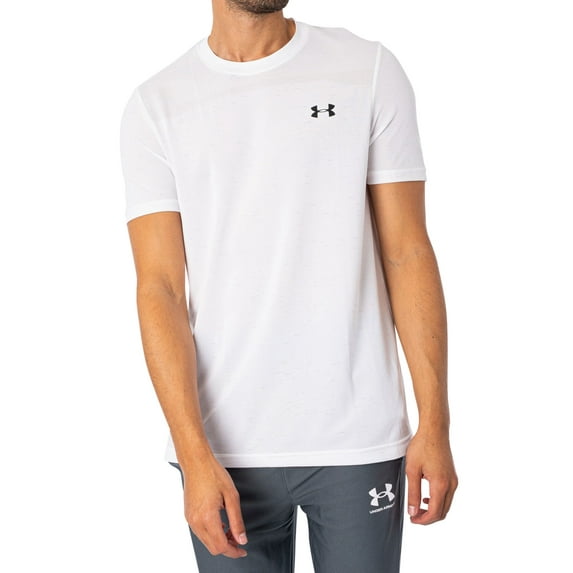 Under Armour Seamless Short Sleeve T-Shirt, White