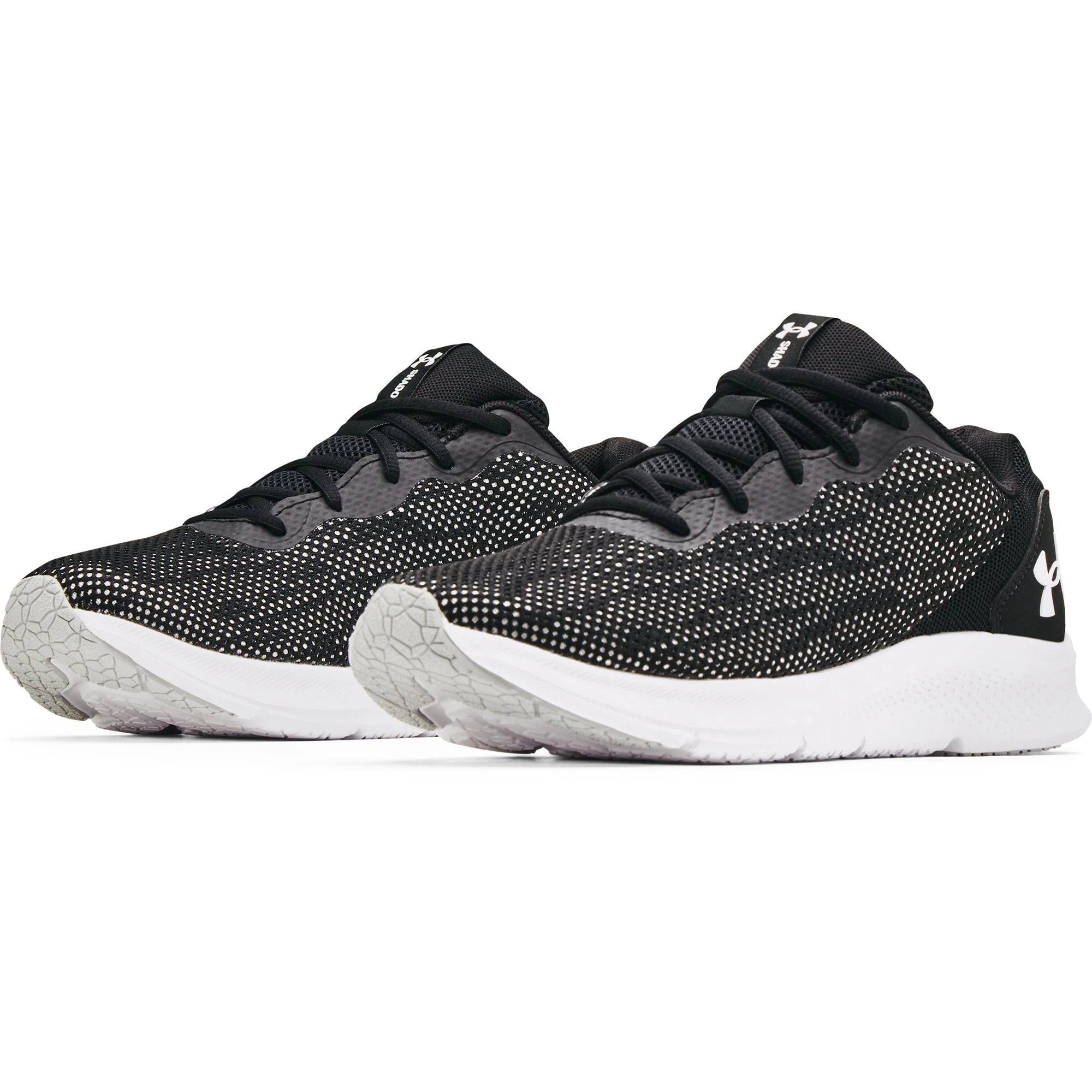 Under Armour Shadow Running Shoes, Mens Black White  display picture 2
