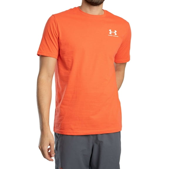 Men's Under Armour Sportstyle Tee Color: Fire Size: XXL