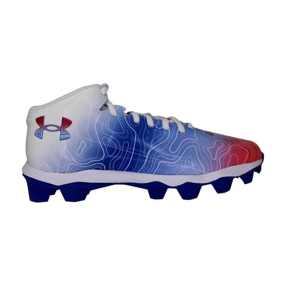 Under Armour Spotlight Franchise RM 4 TX White / Blue  3027313-100 Pre-School Size 2