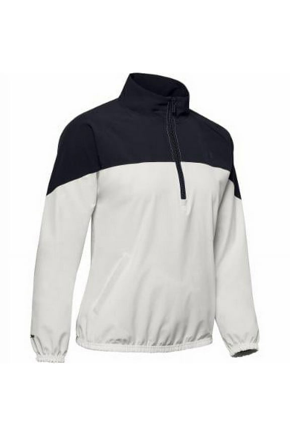 Storm Half-Zip Womens Jackets Size L, Color: Black/White