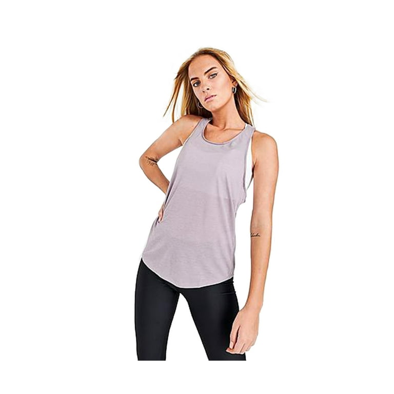 Under Armour Streaker 2.0 Racer Training Tank Womens Active Shirts & Tees  Size L, Color: Purple/Slate
