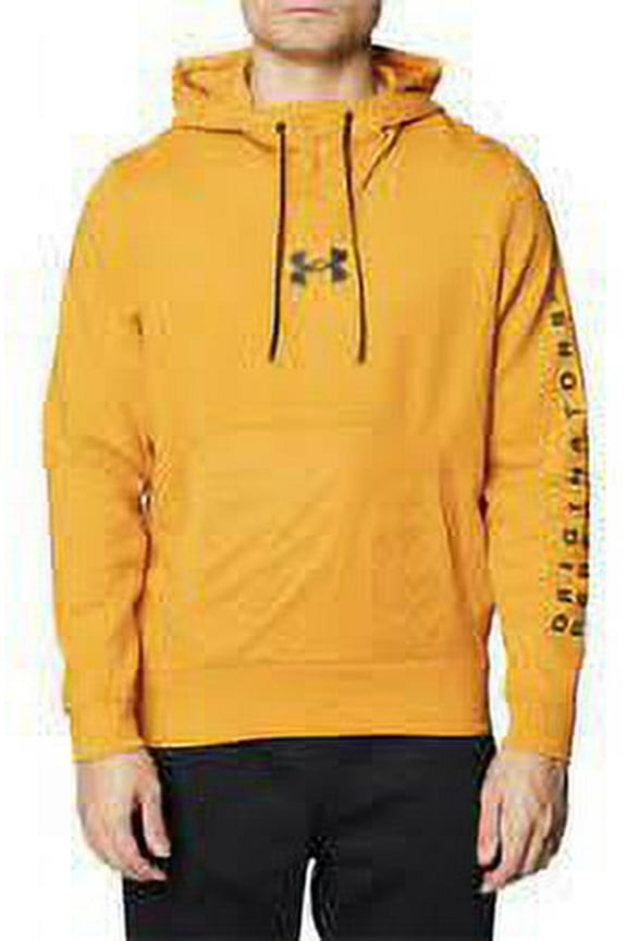Summit Knit Hoodie Golden Yellow Sweatshirt 1360730-711 Men's Sz M