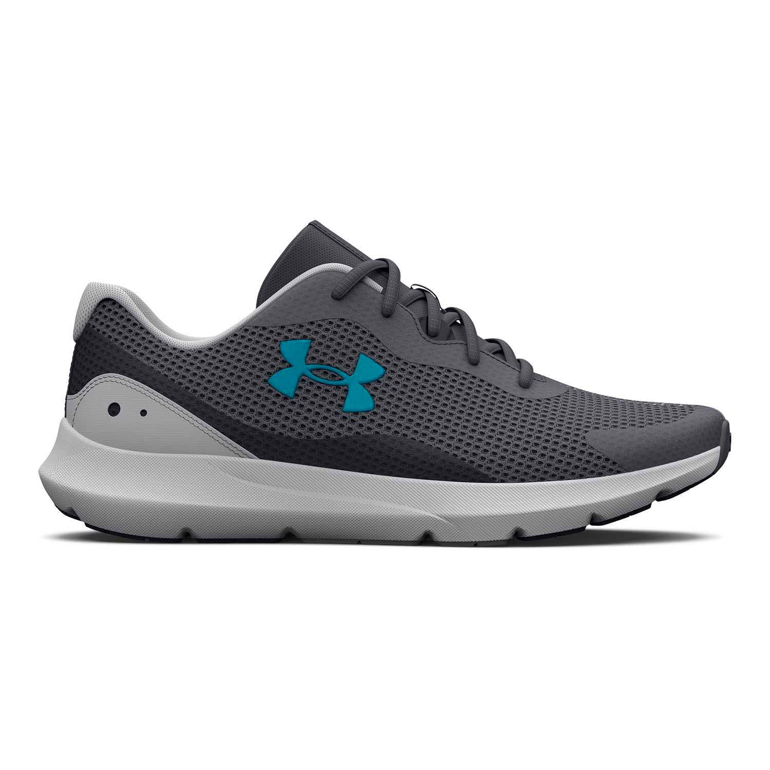 Under Armour Surge 3 Mens Running Fitness Trainer Grey/Blue UK 9