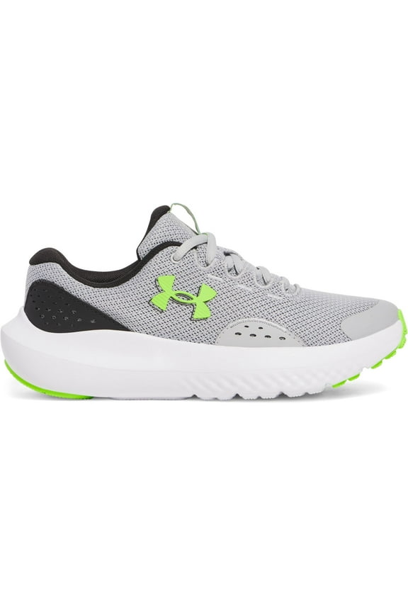 Surge 4 Big Kids' Running Shoes Color: Gray Black Green Size: 6