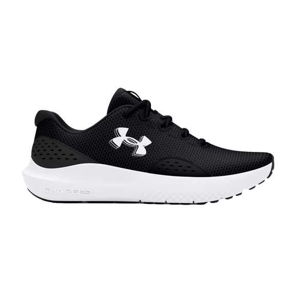 Under Armour Charged Surge 4 D Black / Grey 3028571-001 Women's Size 7.5