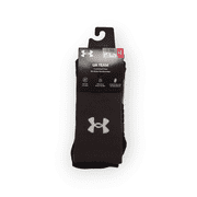 2 pair Under Armour Unisex Team Crew Socks - Sweat Wicking and Fast Drying MD