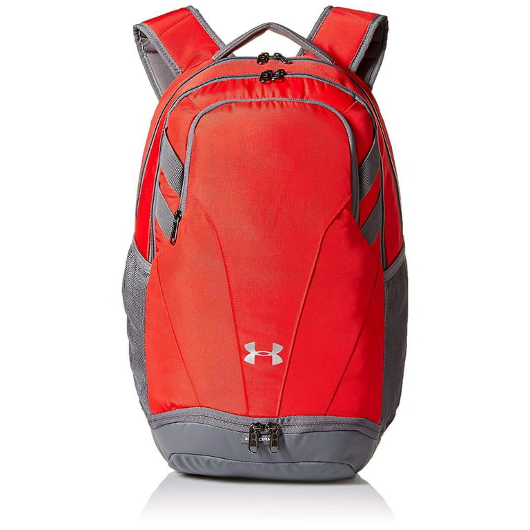 Under Armour Unisex UA Hustle 3.0 Backpack Red/Silver 1294720-603
