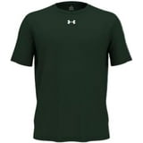Under Armour Team Tech Mens Short Sleeve T-Shirt 4XL Forest Green-White ...