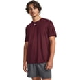 thumbnail image 1 of Under Armour Team Tech Mens Short Sleeve T-Shirt 4XL Maroon-White, 1 of 1