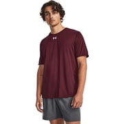 Under Armour Team Tech Mens Short Sleeve T-Shirt 4XL Maroon-White