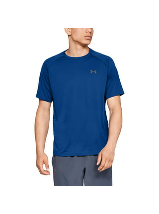 Under Armour Men's Tech 2.0 V-Neck Short-Sleeve T-Shirt , Academy Blue  (408)/Steel , XX-Large
