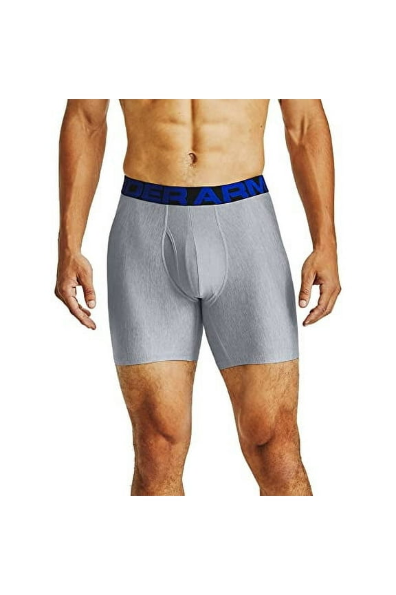 Tech 6in Boxerjock 2pk - Academy/Mod Gray - 5XL