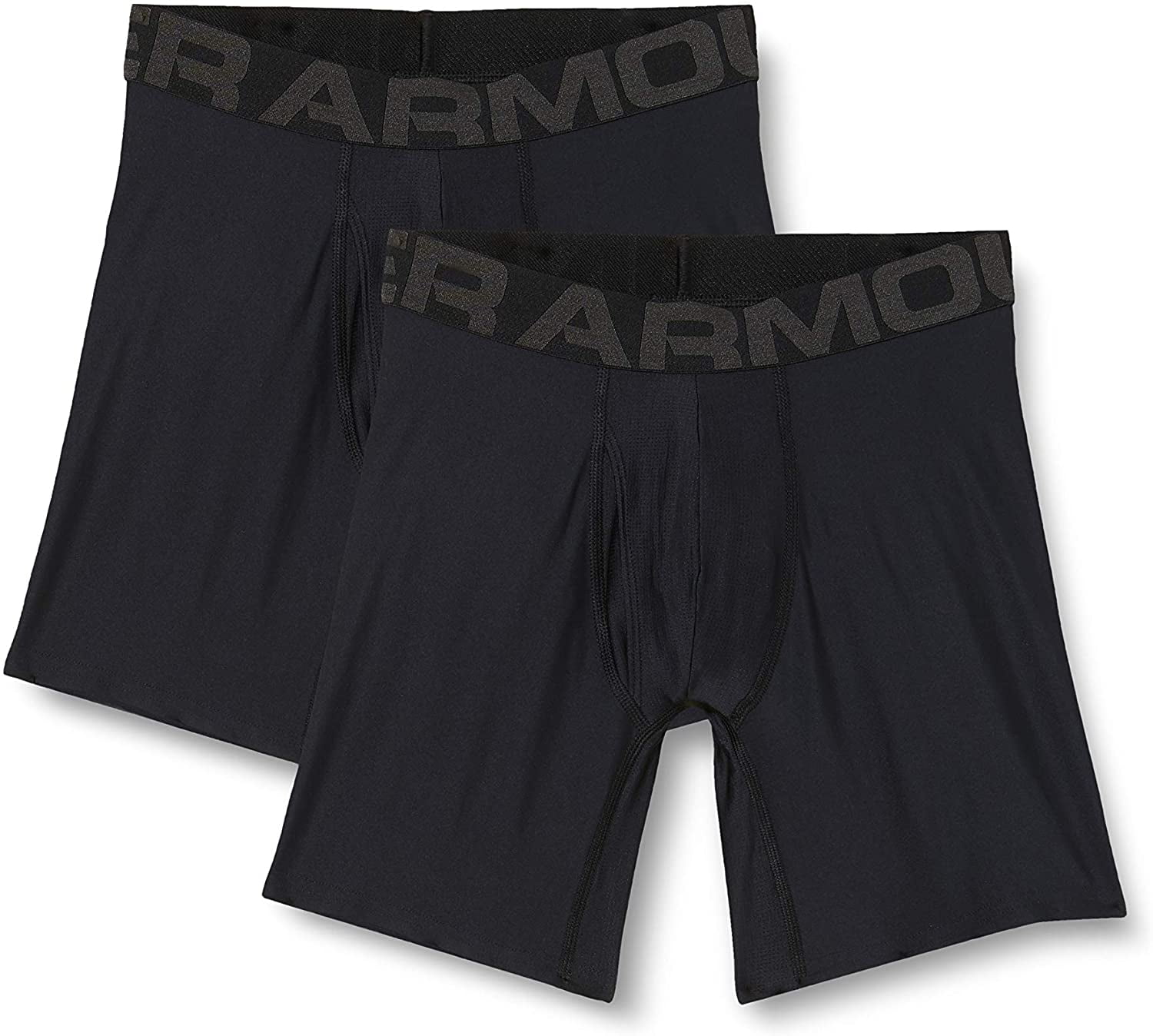 Under Armour Tech Mens Boxerjock 6inch 2Pack Underpants