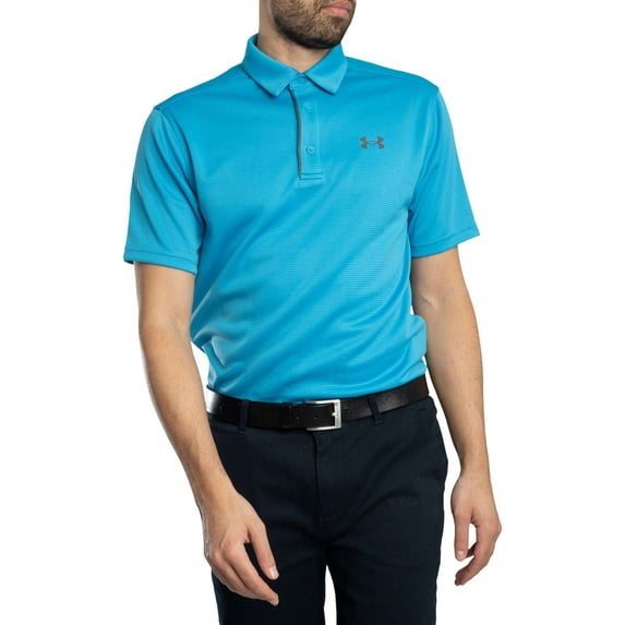 Men's Under Armour Tech Polo Color: Ether Blue Size: M