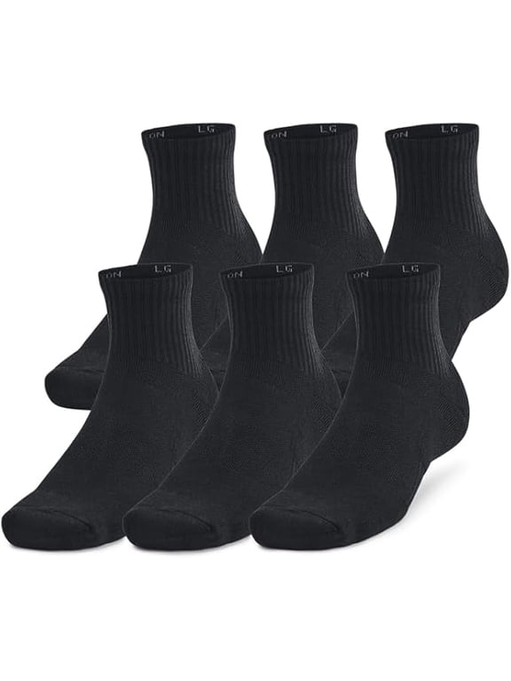 Training Cotton Quarter Socks 6-Pack