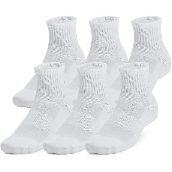 Under Armour Training Cotton Quarter Socks 6-Pack