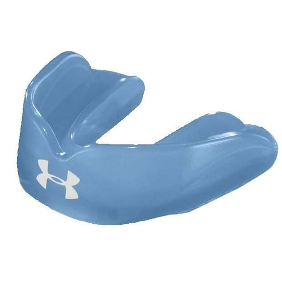 Under Armour UA Braces Youth 11+ Strapped Mouthguard w/ ARMOURFIT Tech  Blue