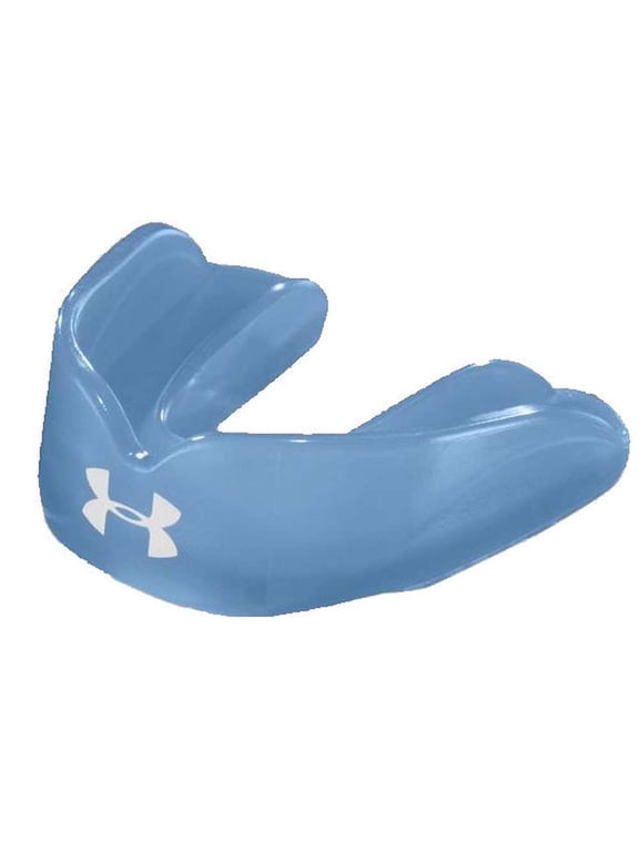 UA Braces Youth 11+ Strapped Mouthguard w/ ARMOURFIT Tech Blue