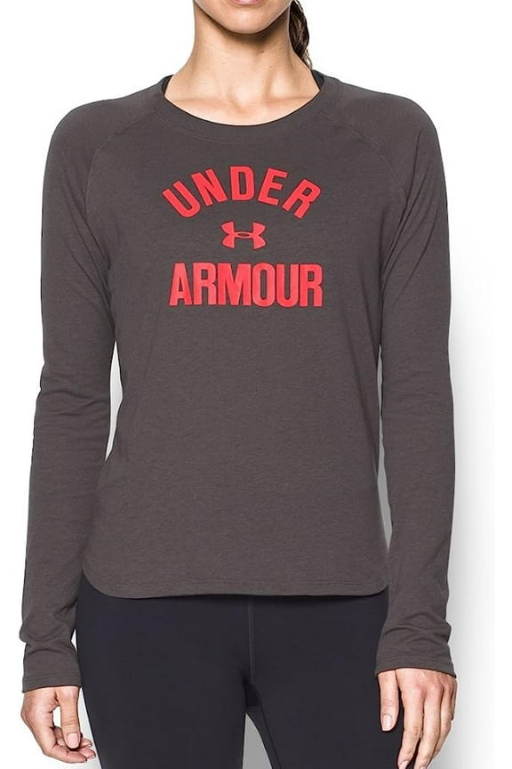 UA Charged Cotton Tri-Blend Graphic Large, charcoal light heather