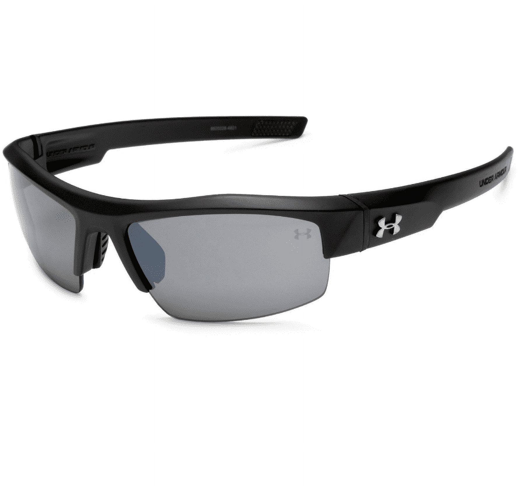Under Armour UA Igniter Satin Black Frame Gray Mirror Lens Men's Sport Sunglasses - image 1 of 4
