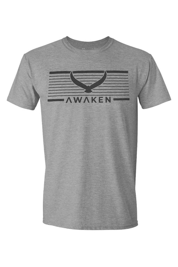 Under Armour UA Men's Awaken Eagle Graphic Short Sleeve Tee T-Shirt Gray (XS)
