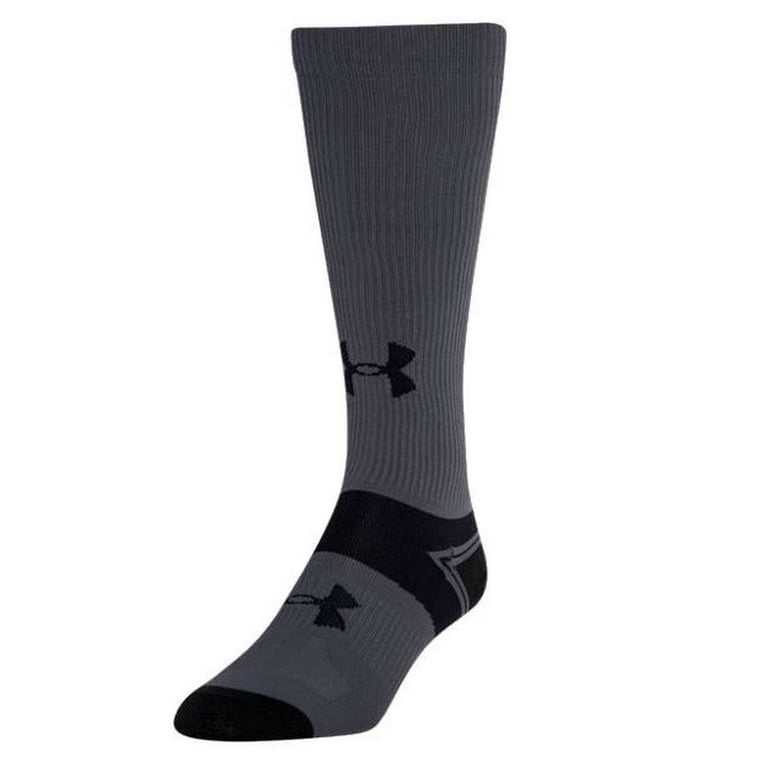 Under Armour UA Men s Hockey Elite Liner Socks 1240856 Gray Black