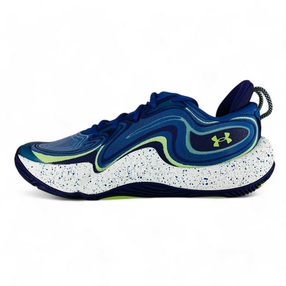 Under Armour UA Spawn 6 SOS Tech Blue Men's Basketball Shoes 3028340-400, Men's U.S. Shoe Size 9