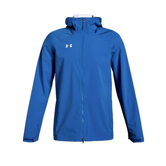 Under Armour UA Storm Mens Wind Water Proof Rain Jacket (XLarge, Powderkeg Blue)