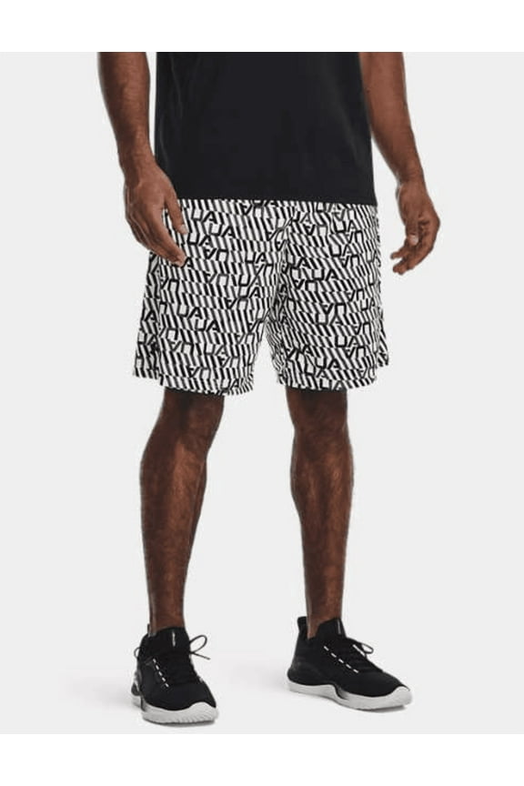 UA Tech Printed Mens Training Shorts 10" inseam