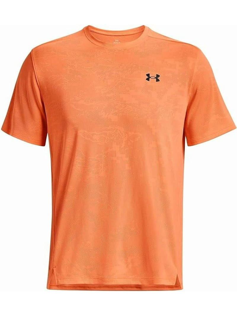 Under Armour UA Tech Vent Jacquard SS - 1377052-866 - Orange Blast