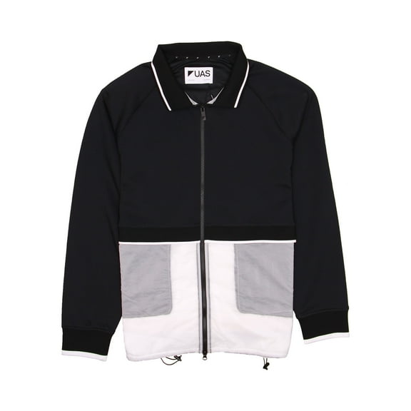 Under Armour UA UAS Mens Plaid Full Zip Sweatshirt (2XLarge, Black/White)