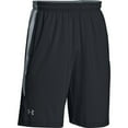 thumbnail image 1 of Under Armour UA1293904 XL Team Raid Colorblock Men's Shorts (Black/Steel, X-Large), 1 of 2