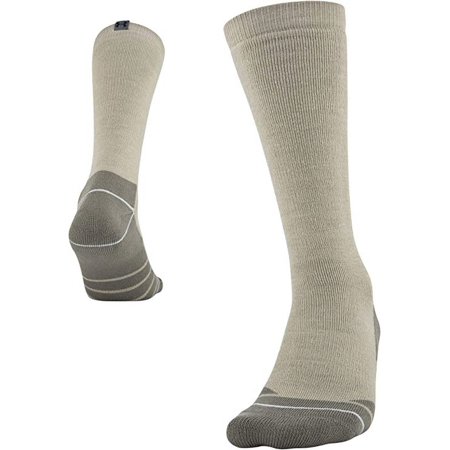 Under Armour UA730-U7304B1-202 Hitch Mens Size 4-8 Gray/Tan Boot Socks
