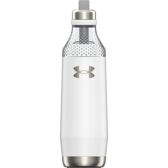 Under Armour Unisex Adult 22oz Infinity Water Bottle Satin White 1372205-100