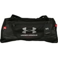 thumbnail image 1 of Under Armour Unisex-Adult Duffel Bag for Sports, Black/Silver, 1 of 4