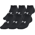 thumbnail image 1 of Under Armour Unisex Adult Essential Cushioned Low Cut Socks (6-Pack), 1 of 3