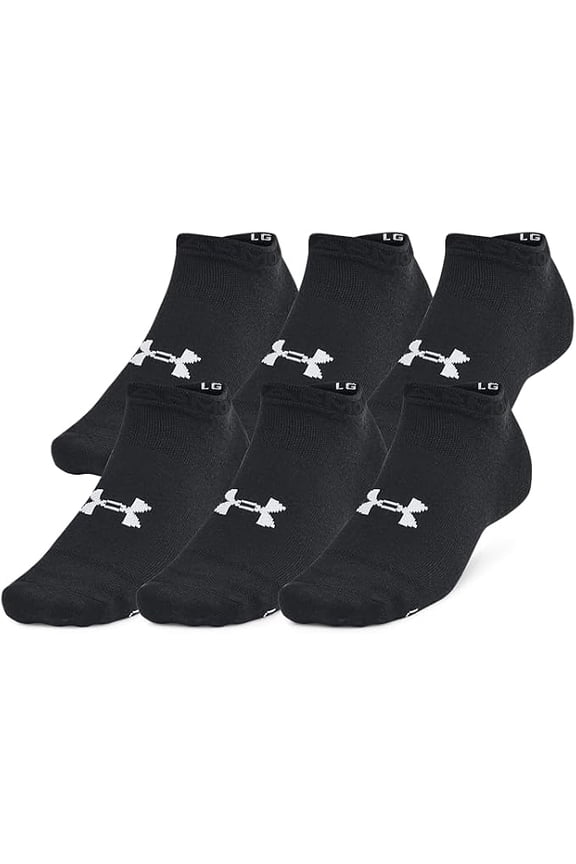 Unisex Adult Essential Cushioned Low Cut Socks (6-Pack)