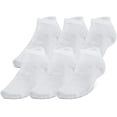 thumbnail image 1 of Under Armour Unisex Adult Essential Cushioned Low Cut Socks (6-Pack), 1 of 4