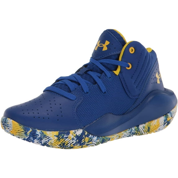 Under Armour Unisex-Child Grade School Jet 21 Basketball Shoe Big Kid 8-12 Years 6.5 Big Kid Royal 400/White
