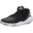 thumbnail image 1 of Under Armour Unisex Kids' Pre-School Jet '21 Basketball Shoe Black/White/White - 3024795-001, 1 of 8