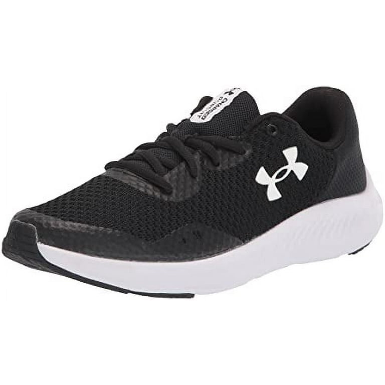 Under Armour Unisex Kids' Grade School Charged Pursuit 3 Running Shoes  Black/Black/White - 3024987-001 