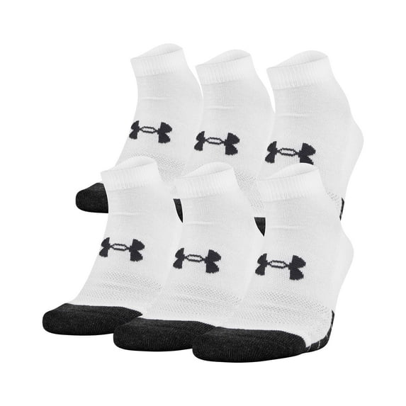 Under Armour Unisex - Men - Women Performance Tech Low-Cut Socks, 6-Pairs, All sizes