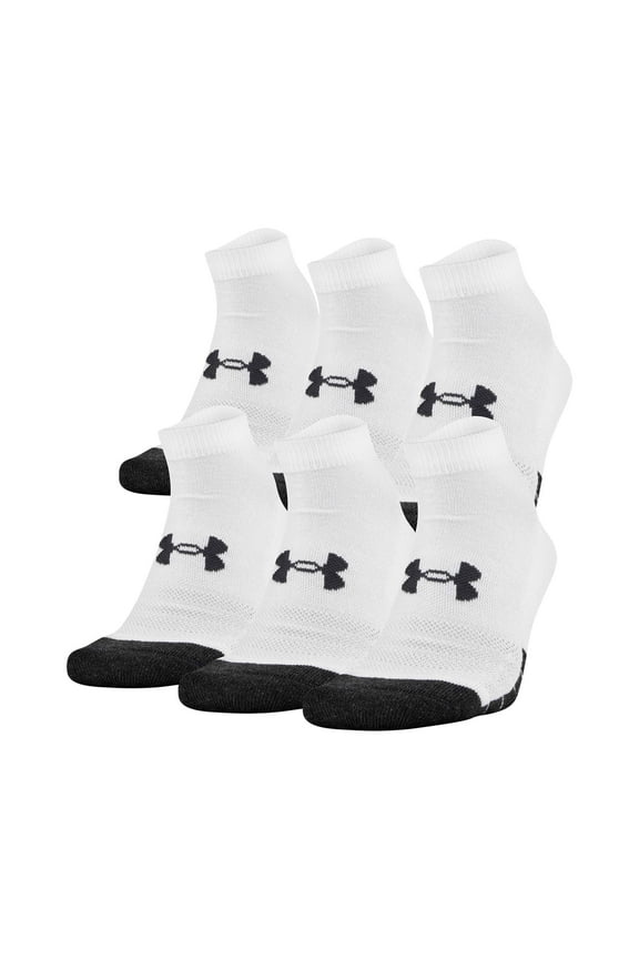 Under Armour Unisex - Men - Women Performance Tech Low-Cut Socks, 6-Pairs, All sizes