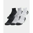 thumbnail image 1 of Under Armour Unisex - Men - Women Performance Tech Quarter Socks, 6-Pairs, All sizes, 1 of 4
