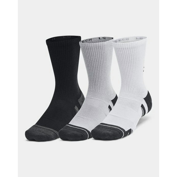 Under Armour Unisex - Men - Women Performance Tech Crew Socks, 6-Pairs, All sizes