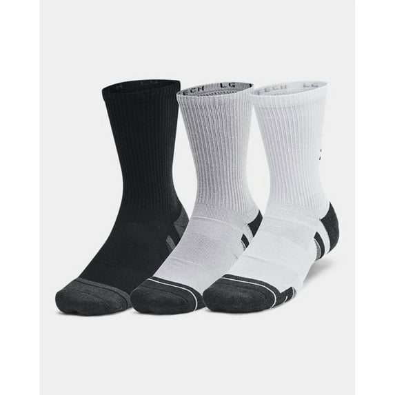 Under Armour Unisex - Men - Women Performance Tech Crew Socks, 6-Pairs, All sizes