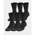 thumbnail image 1 of Under Armour Unisex - Men - Women Performance Tech Crew Socks, 6-Pairs, All sizes, 1 of 3